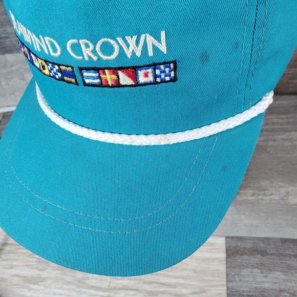 Vintage Seawind Crown Cruise Blue Snapback Rope Hat Cap MADE IN AMERICA - Rare - Picture 6 of 15